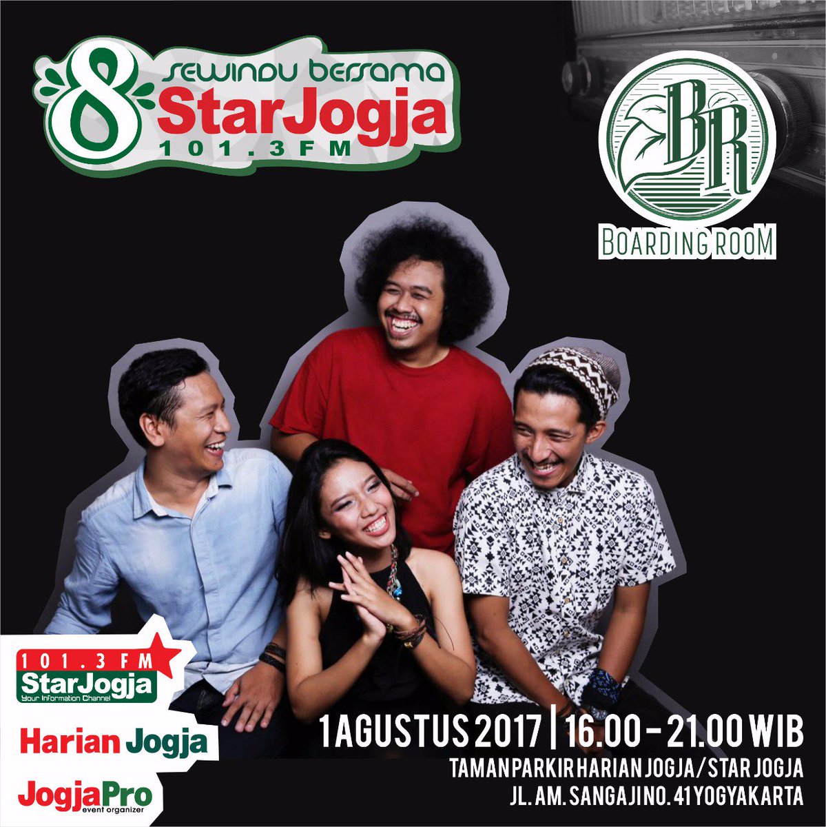 starjogja's tweet photo. 1/8/2017 #SewinduStarJogja Menampilkan @jonoterbakar @olski_ @sriplecit @boardingroom @SungaiYk Illona ATSP &amp; Daniel Bagas https://t.co/53GtmDV7fl