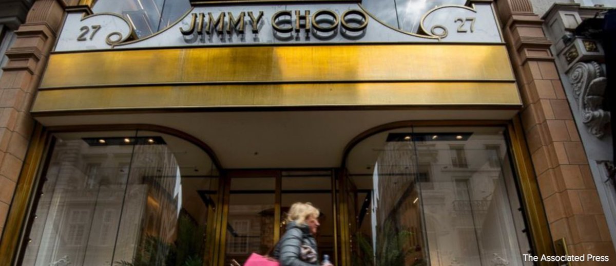ABC's tweet photo. American fashion brand Michael Kors is buying luxury shoemaker Jimmy Choo in a deal worth $1.35 billion. https://t.co/2t8HVKi5i2 https://t.co/eUKrkXHa5p