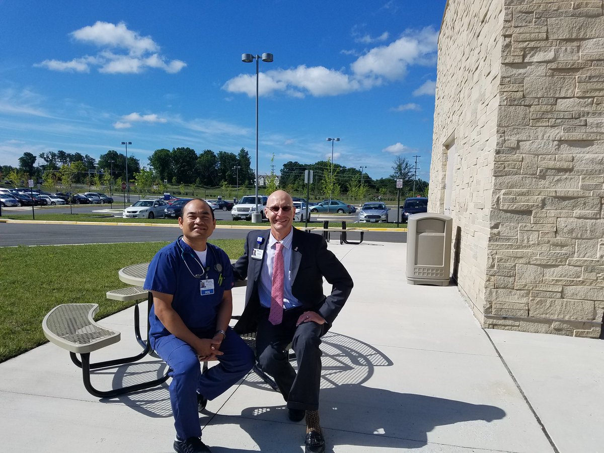 kiwiCEO's tweet photo. #StoneSpringsHC excited to get our Employee Survey feedback and joined by Employee Advisory Group member Duval on new Picnic tables. Enjoy! https://t.co/E8BiCEAXhD