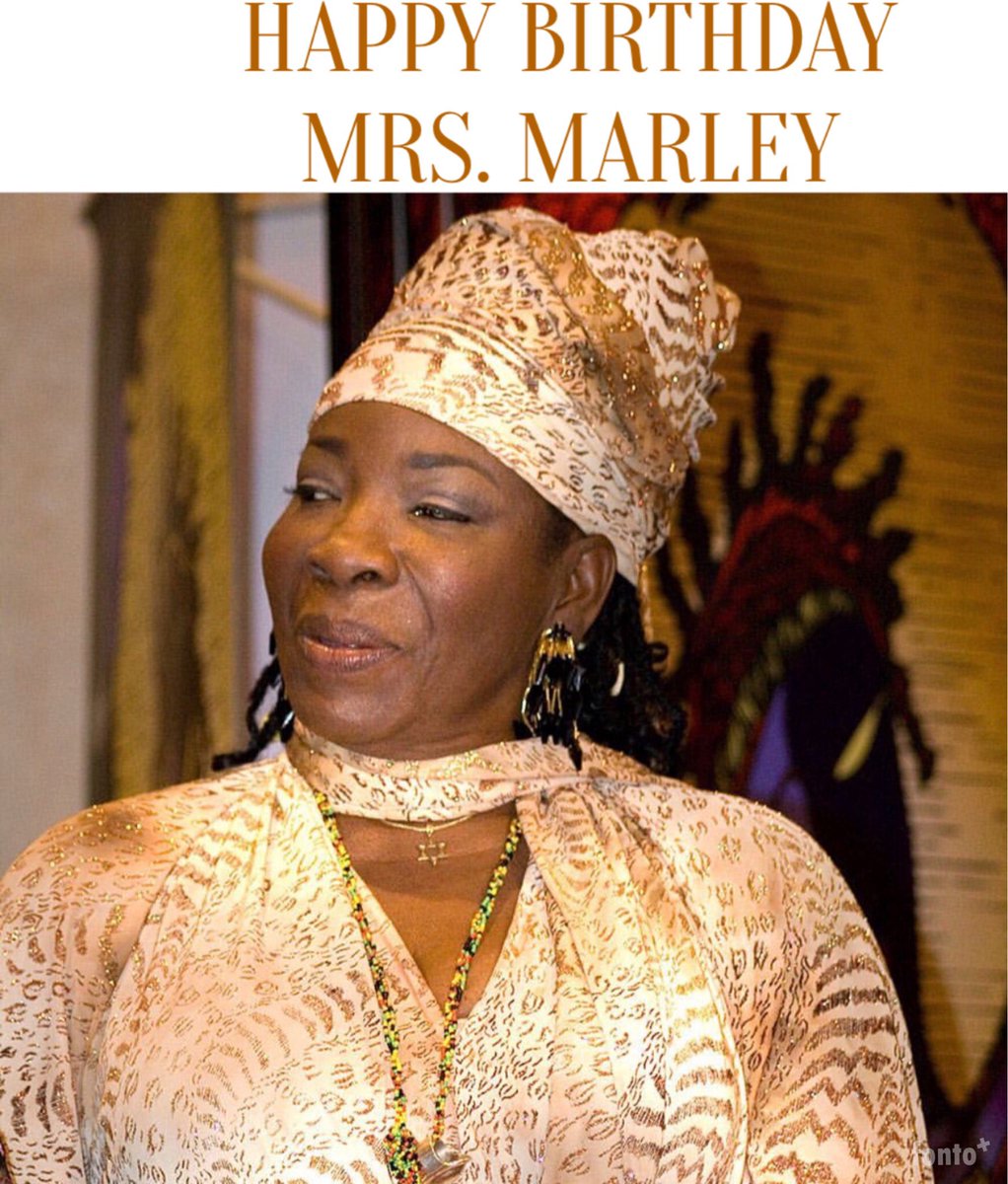 bobmarleymuseum's tweet image. Today we honour the Queen Nana Rita Marley on her 71st birthday!