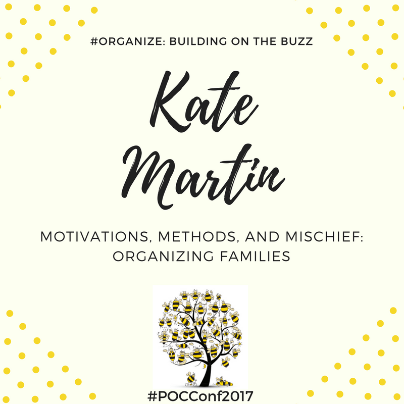 PocSummit2020's tweet photo. Introducing Kate Martin! Her topic is "Motivations, Methods, and Mischief: Organizing Families". #POCConf2017 #Organize #BuildingOnTheBuzz https://t.co/tdSMmf8OlY