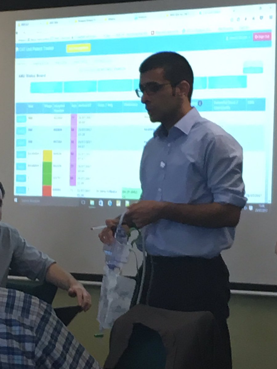 talktodebbie's tweet photo. Time for presentations - sensor to measure catheter output data generated @CHCNorth @innovationnwc @awscloud #awshack https://t.co/P2tKyTJTlx