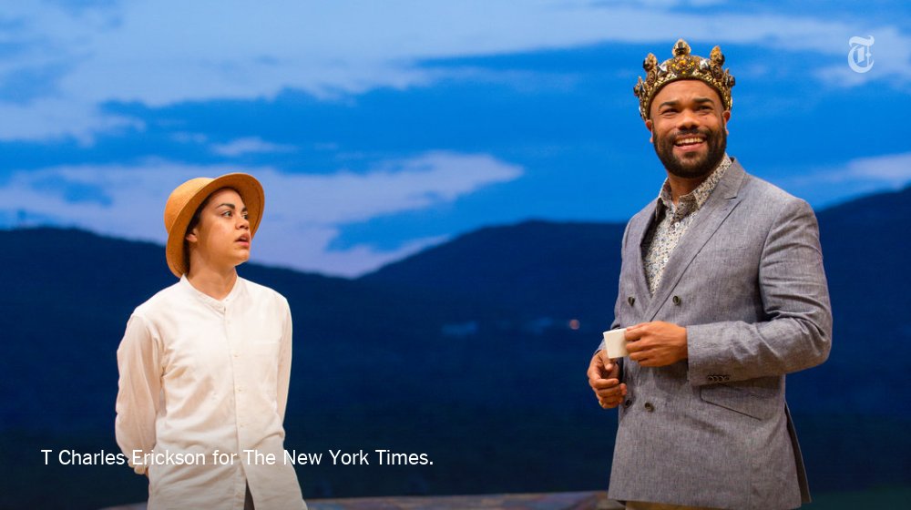 nytimes's tweet photo. Experience Shakespeare the way the Bard intended — in the great outdoors. Our #Daily360: https://t.co/wcaBMtIDMK https://t.co/bjbYwKsPA2