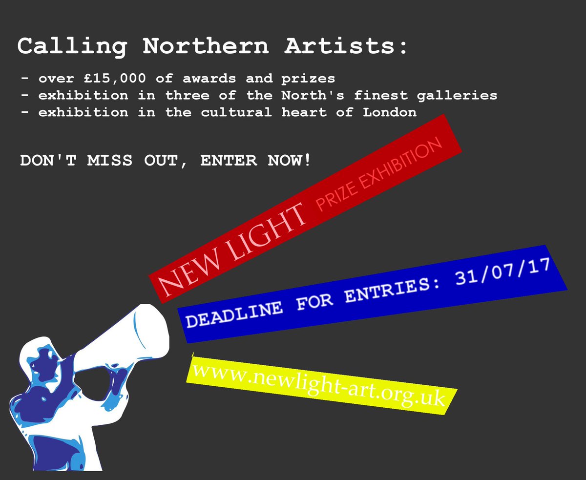 Less than one week to get your entries in for the <a href="/newlightart/">New Light Art</a> exhibition. We'd love to see local artist's work on our gallery walls.