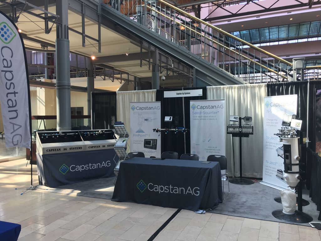 CapstanAg's tweet photo. Come check out #CapstanAG at #InfoAG this week in Booth 98 and 99! @InfoAg #PinPointII #NJect #NVision #NJectLF #SharpShooterRS https://t.co/006Eu5FgxT
