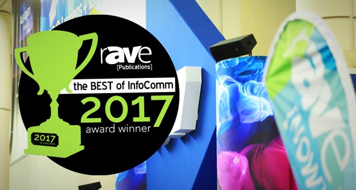 Barco's tweet photo. #BestofInfoComm honors continue with @rAVePubs https://t.co/NriS30PR9j π #6awards #av #InfoComm17 https://t.co/vPcsimZ9pb