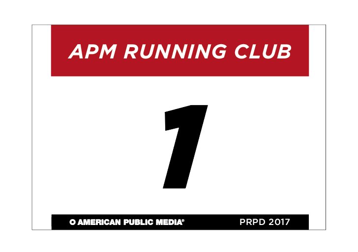 AmPubMedia's tweet photo. Gearing up for #PRPD17? Join us for the 1st annual APM Running Club! https://t.co/9HjWLbTd5k https://t.co/UsNYBrgIrr