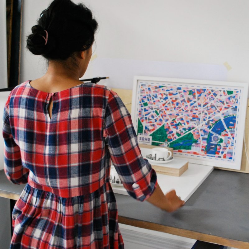 notjustashop's tweet image. Some more behind the scenes photos from the photoshoot with talented @LCCLondon graduate @yeshen for #notjustashop that opens this autumn!