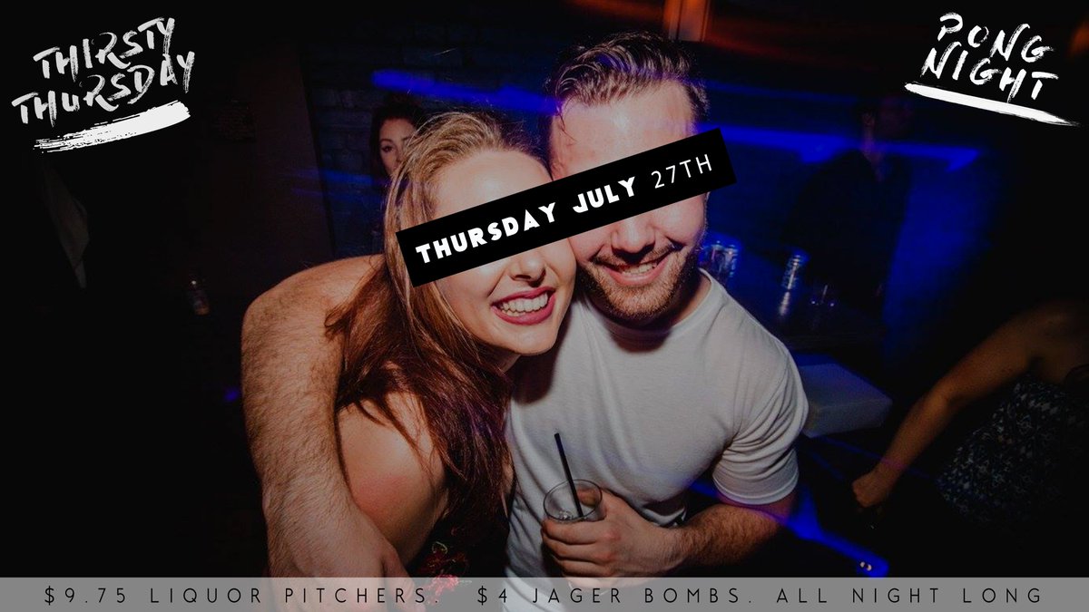 This Thursday Night is PONG NIGHT! Come and challenge your friends to a game of pong! :D