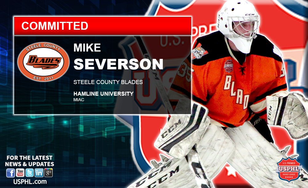 USPHL's tweet photo. .@SCBlades Goaltender Chooses Hamline University

📝: https://t.co/dhksDl63be 

#USPHLCommitted https://t.co/5HxY6nvF8d