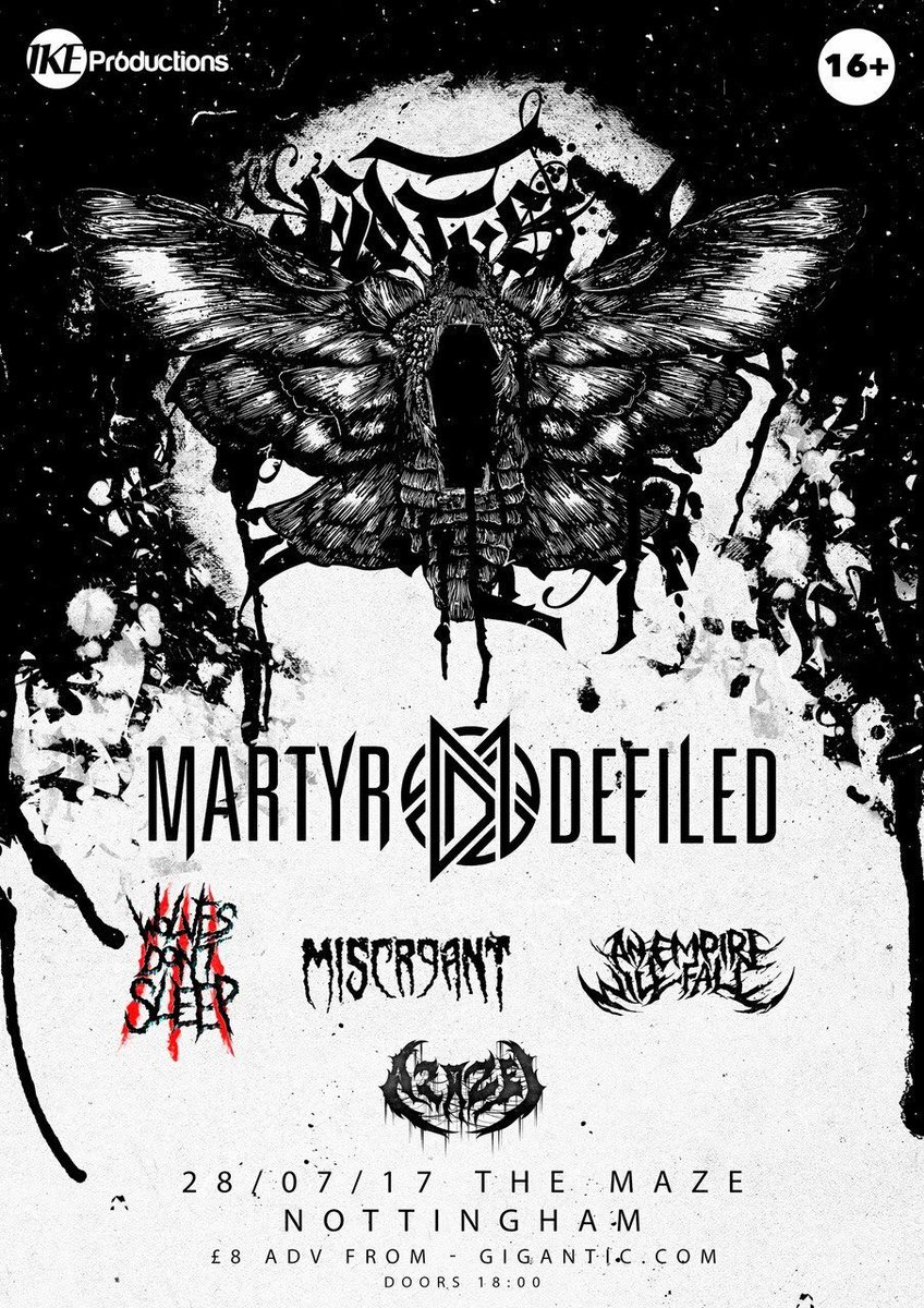 MacmillanFest's tweet photo. Warm ups for @AEWFBand &amp; @wolvesdontsleep supporting @martyrdefiled this Friday at @themazenotts #mdmafia #macmillanfest https://t.co/xOAQkijhe2
