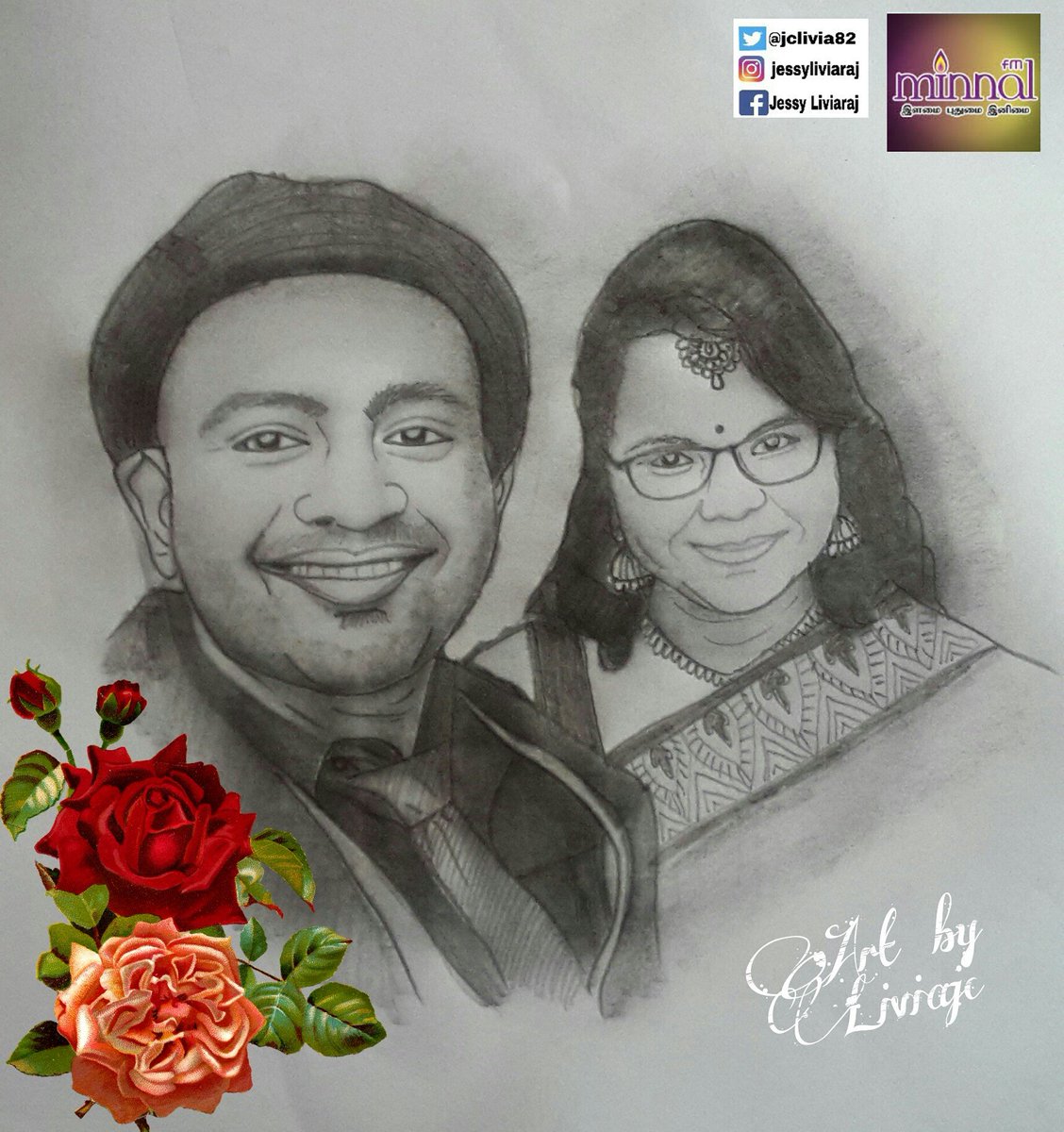 JcLivia82's tweet photo. Minnalfm #RJ #radiostation #radiojockey #RTM1 #pencilsketch #Tya #Mogan #Ravin #Sasi #Suganya #Punitha Subramaniam #Buvana #Theyvekgan https://t.co/LfoDRYfZzK