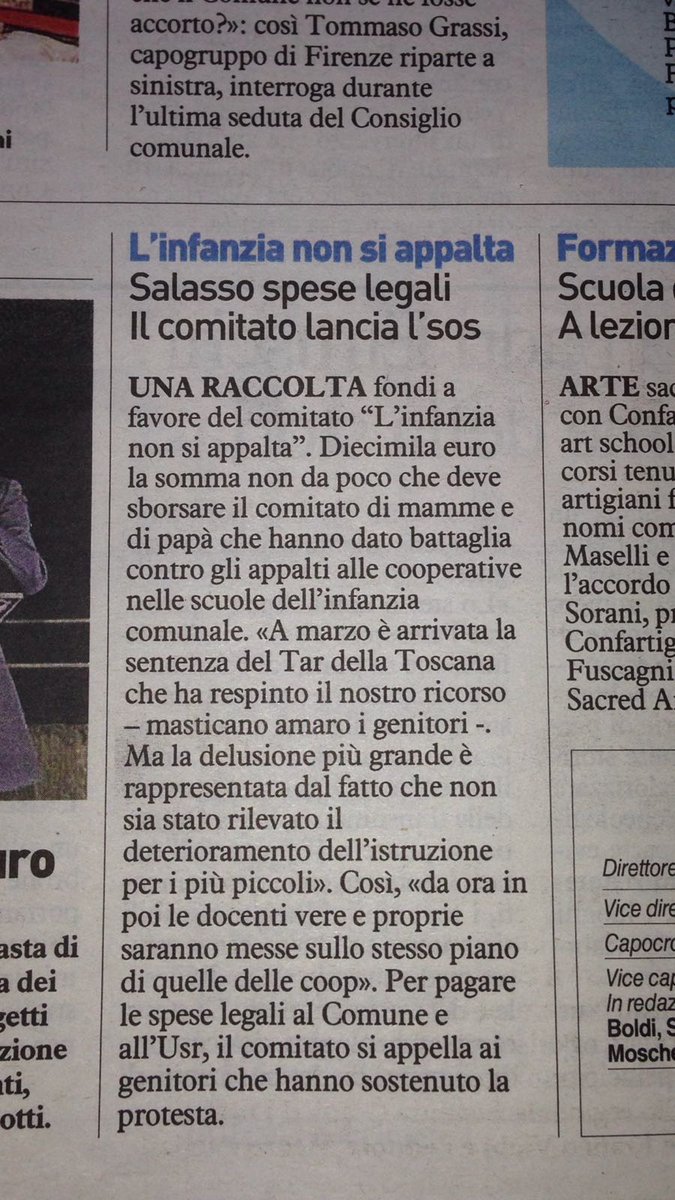infanzial's tweet photo. Il c/c intestato all'associazione L'infanzia non si appalta, ha il seguente IBAN:
IT26I0501802800000000245546. https://t.co/zC8wi7pBSJ
