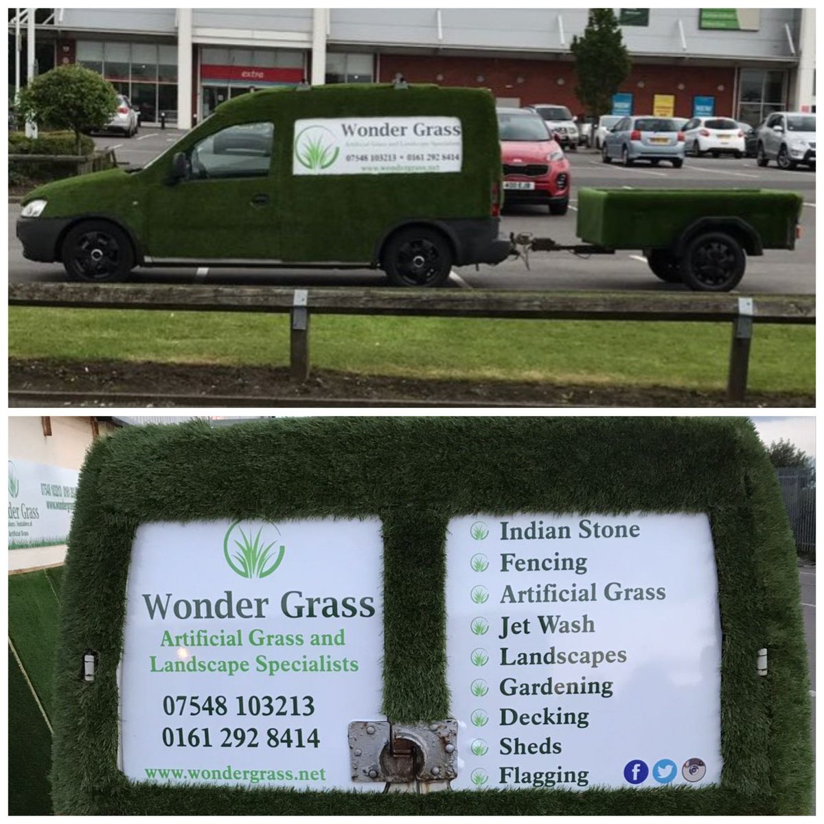 Wonder_Grass1's tweet photo. We'll lay #FakeGrass any where :) #ArtificialGrass #Fencing #IndianStone #Decking #Gardening #Sheds #Manchester #GoTS7 #GrassMobile https://t.co/znJO1piocr