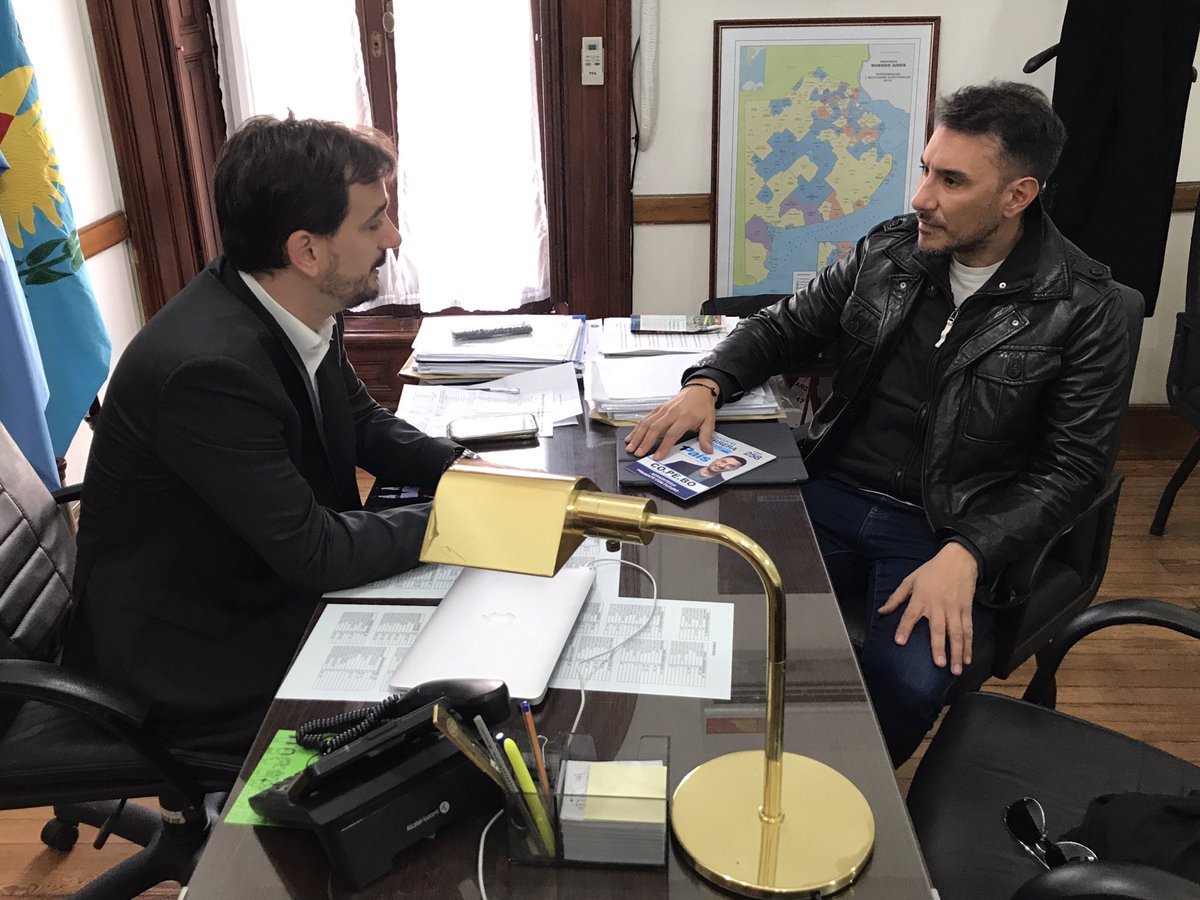 nicoterrera's tweet photo. Hoy a la mañana en charla de trabajo y campaña con el amigo Senador de @1PaisUnido @SebasGalmarini https://t.co/U8Z137OtFv