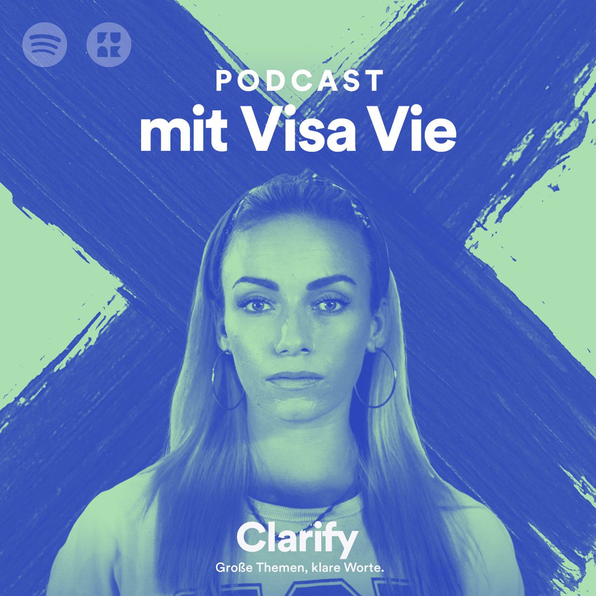 Bei #Clarify gibt’s ab dem 01.08. jeden Dienstag große Themen &amp; klare Worte von <a href="/VisaVie1/">Visa Vie</a> &amp; ihren Gästen. spoti.fi/TW_Clarify #Podcast