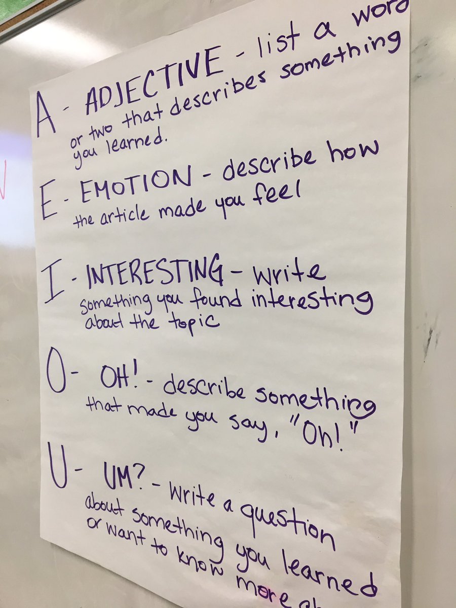 amccomas121's tweet photo. A-E-I-O-U strategy can be so helpful in building vocabulary! #MPowerED @MGSDTech Thanks for the tip! https://t.co/lX1a0VEbHm