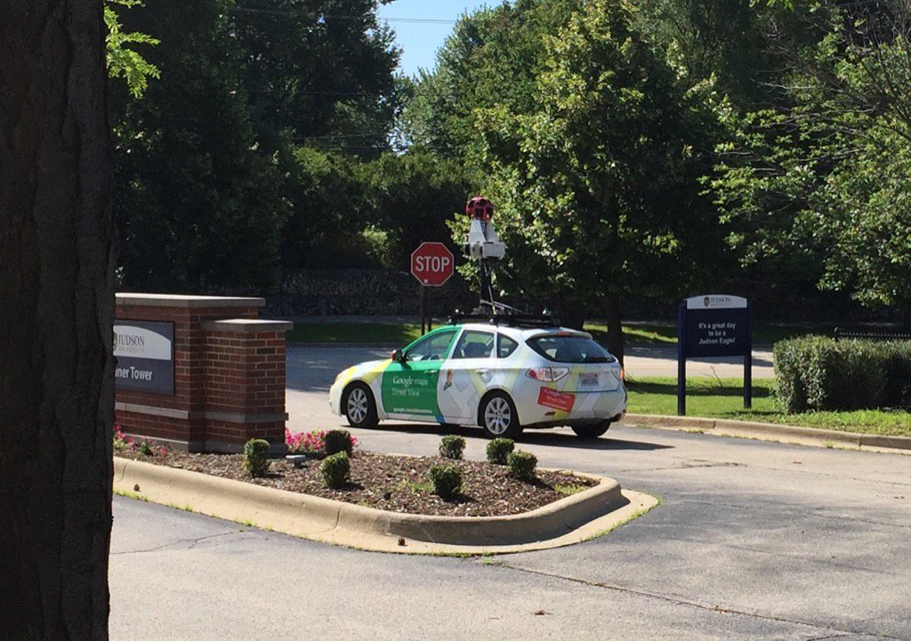 M_Kilbourne's tweet photo. Google Cam driving around Judson University! https://t.co/Vb8mQ30sT9