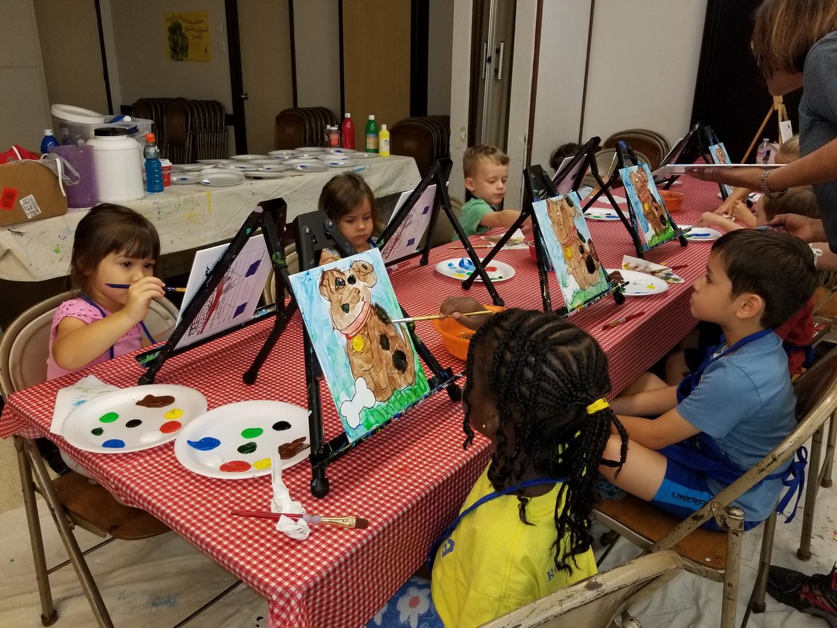 LiveArtofAngela's tweet photo. Highlights from our kids summer workshop, great to see everyone so focused https://t.co/GI2q0XgT76
