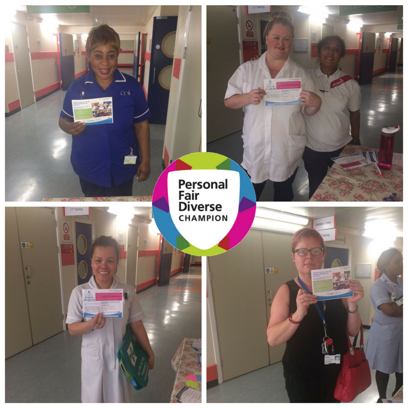 BHRUT_NHS's tweet photo. We now have 32 new #PFDChamps at our Trust, helping build a more fair and inclusive Trust #DAWMonth @NHSE_diversity https://t.co/C78GJzpYKv