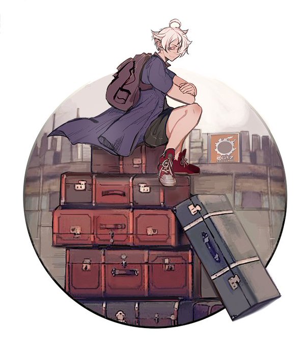 「backpack male focus」 illustration images(Oldest)