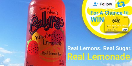 Giveaway Time! FOLLOW our Page &amp; RT this Post for a chance to WIN a Calypso Gift Card! #Giveaway