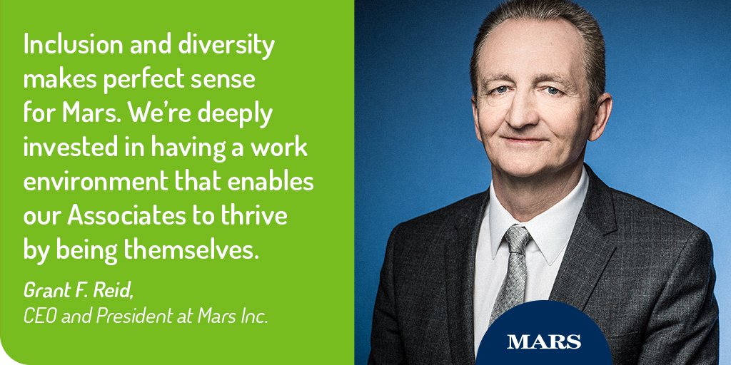 MarsGlobal's tweet photo. Our CEO, Grant Reid, along w/ CEOs from 270+ companies, have pledged to foster inclusion and diversity. https://t.co/fzcJ86x98V  #CEOAction https://t.co/kxHvMMut61