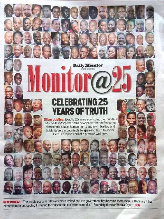 BarbraArimi's tweet photo. #MonitorAt25 congratulations upon your silver jubilee. https://t.co/na0wtmQAzR