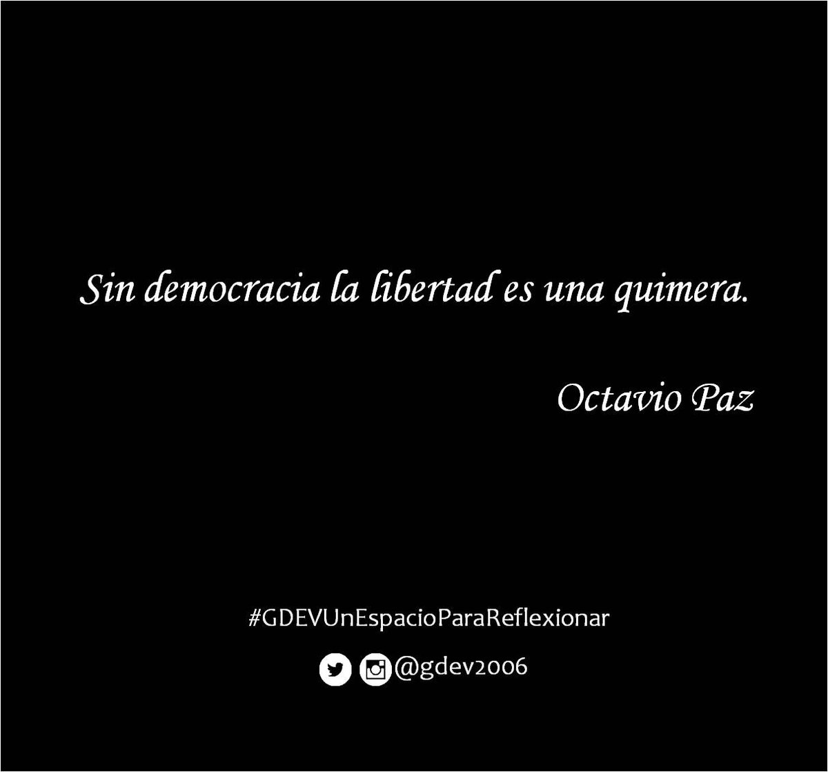 gdev2006's tweet image. Para que no vivamos en una quimera. #SOSVenezuela #GDEVUnEspacioParaReflexionar