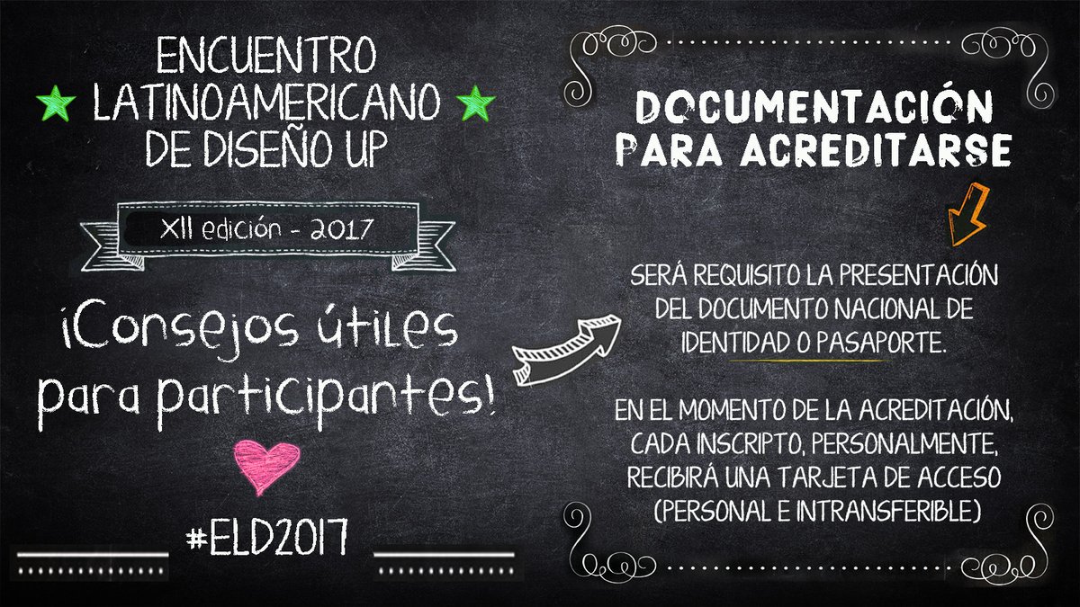 modadc's tweet image. #TipsEncuentro ¿Vas a venir al evento? ¡Acreditarte es fácil! Para información visitá la Guía del Participante: bit.ly/2ajm0kT