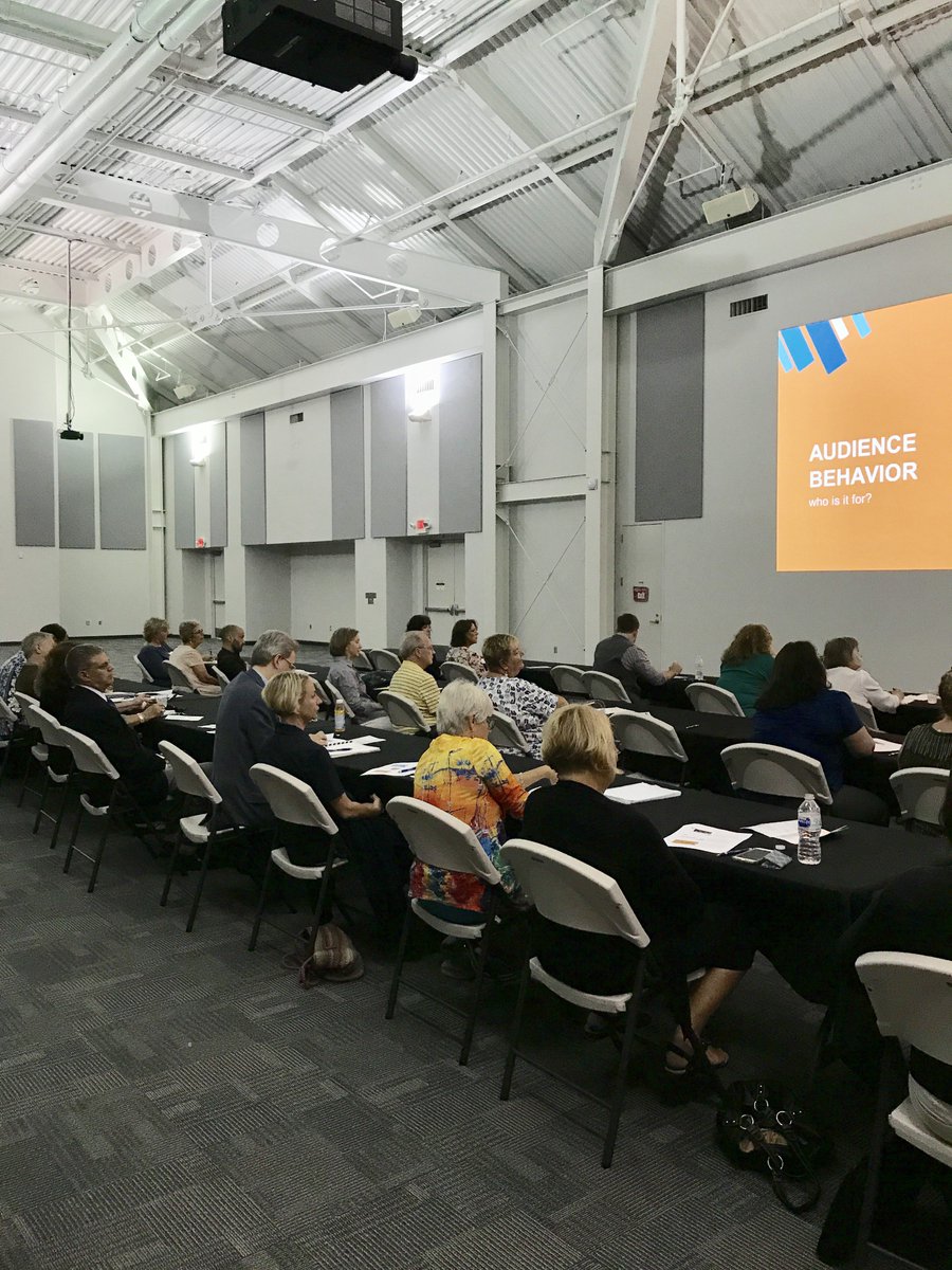 ArtsBrevard's tweet image. @lissamb, Dir Mktg for @OrlandoShakes, w/@Rollins_EBI, talking to today’s #culturalsummit attendees re: Strategies for #ArtsDevelopment.