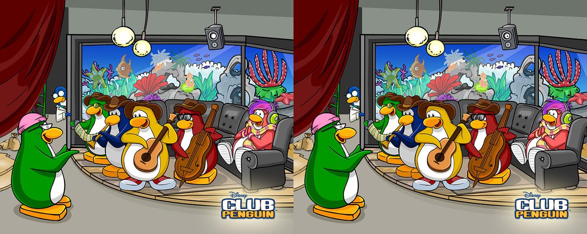 WYRCP's tweet photo. #45: Let's play a game! Spot 5 differences between these pictures. Retweet to share the fun! #clubpenguin https://t.co/JoRhs6iybX