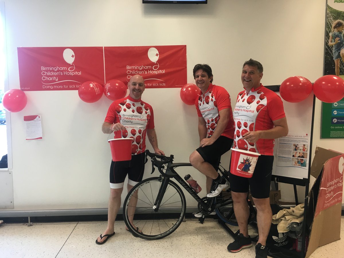 I'm doing a Charity cycle from London to Paris for <a href="/Bham_Childrens/">Bham Children's Hosp 💙</a> who look after so many children 
doitforcharity.com/StephenBallard
Love Bally xx