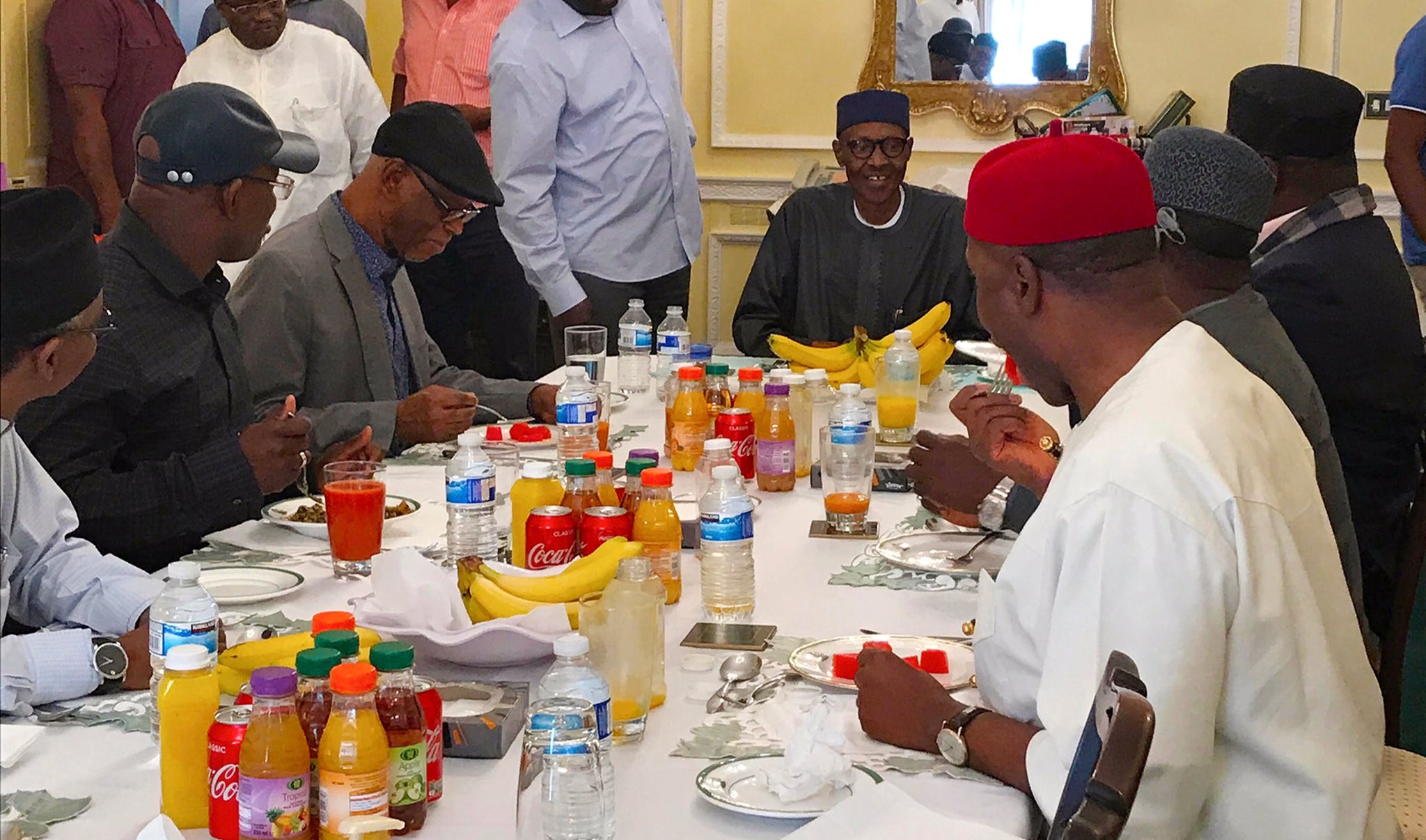 Let me air my thoughts on the visit of some APC leaders, governors & ministers to London where it emerged that president @MBuhari is better. https://t.co/W73VXPDPU5