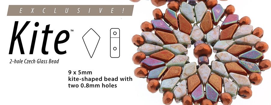 TheBeadsmith's tweet photo. BeadSmith Exclusive Czech Glass 2 Hole Kite Beads #BeadSmith #KiteBeads Find them at your favorite bed retailer! https://t.co/3SCUhACHuo