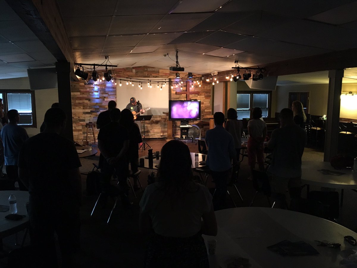 KimSkattum's tweet photo. Love how our all-staff meeting starts with worship. @crossroads_abc https://t.co/yaduq47FjZ