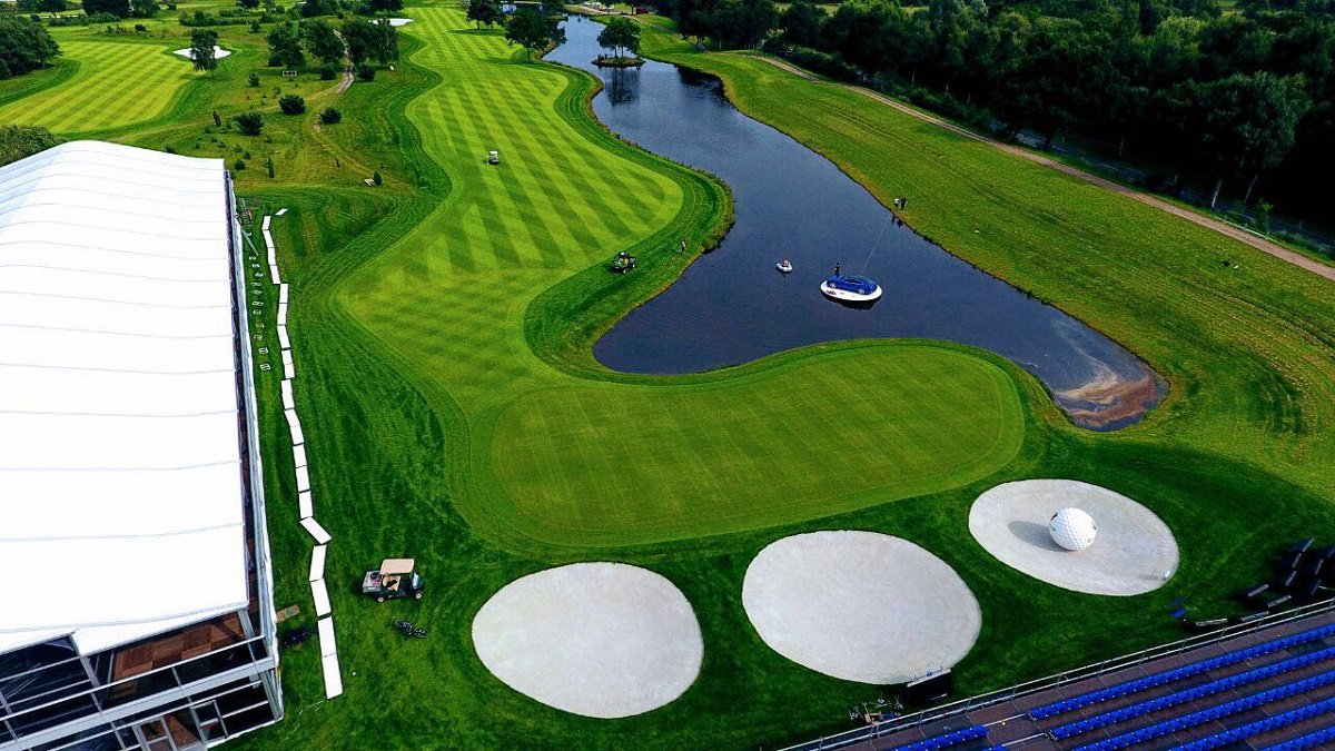 DPWorldTour's tweet photo. At 7,582 yards, @GreenEagleGolf is the longest course we've visited on mainland Europe so far this season.

#PEO17 https://t.co/62ooF918NK