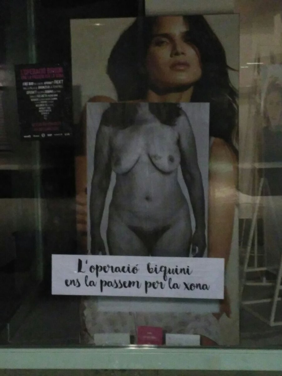 Endavant_OiR's tweet photo. L'operació biquini ens la passem per la xona. Contra la #PressióEstètica #NoSomObjectes @adonatvic @arran_vic @cupvic @CapgiremVic https://t.co/WWpy7kw6x5