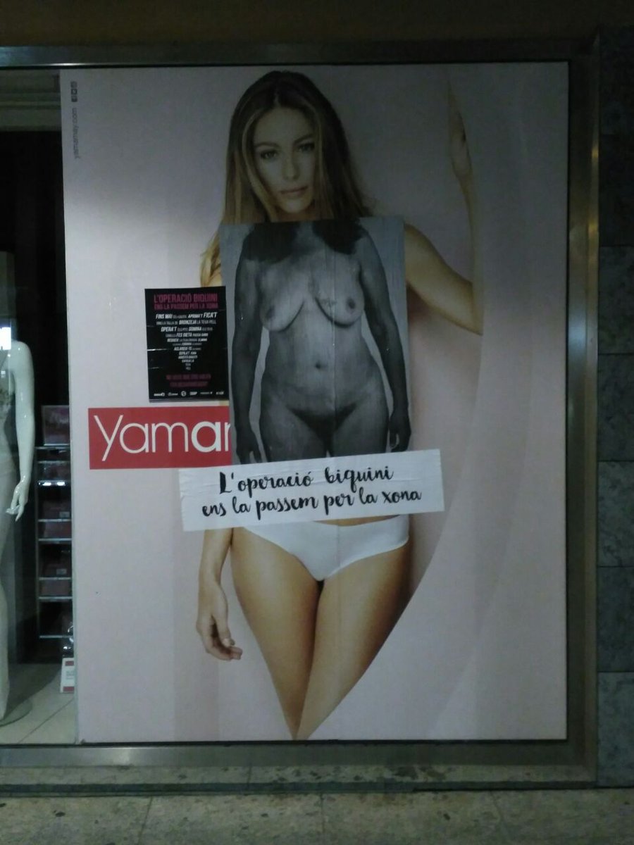 Endavant_OiR's tweet photo. L'operació biquini ens la passem per la xona. Contra la #PressióEstètica #NoSomObjectes @adonatvic @arran_vic @cupvic @CapgiremVic https://t.co/WWpy7kw6x5