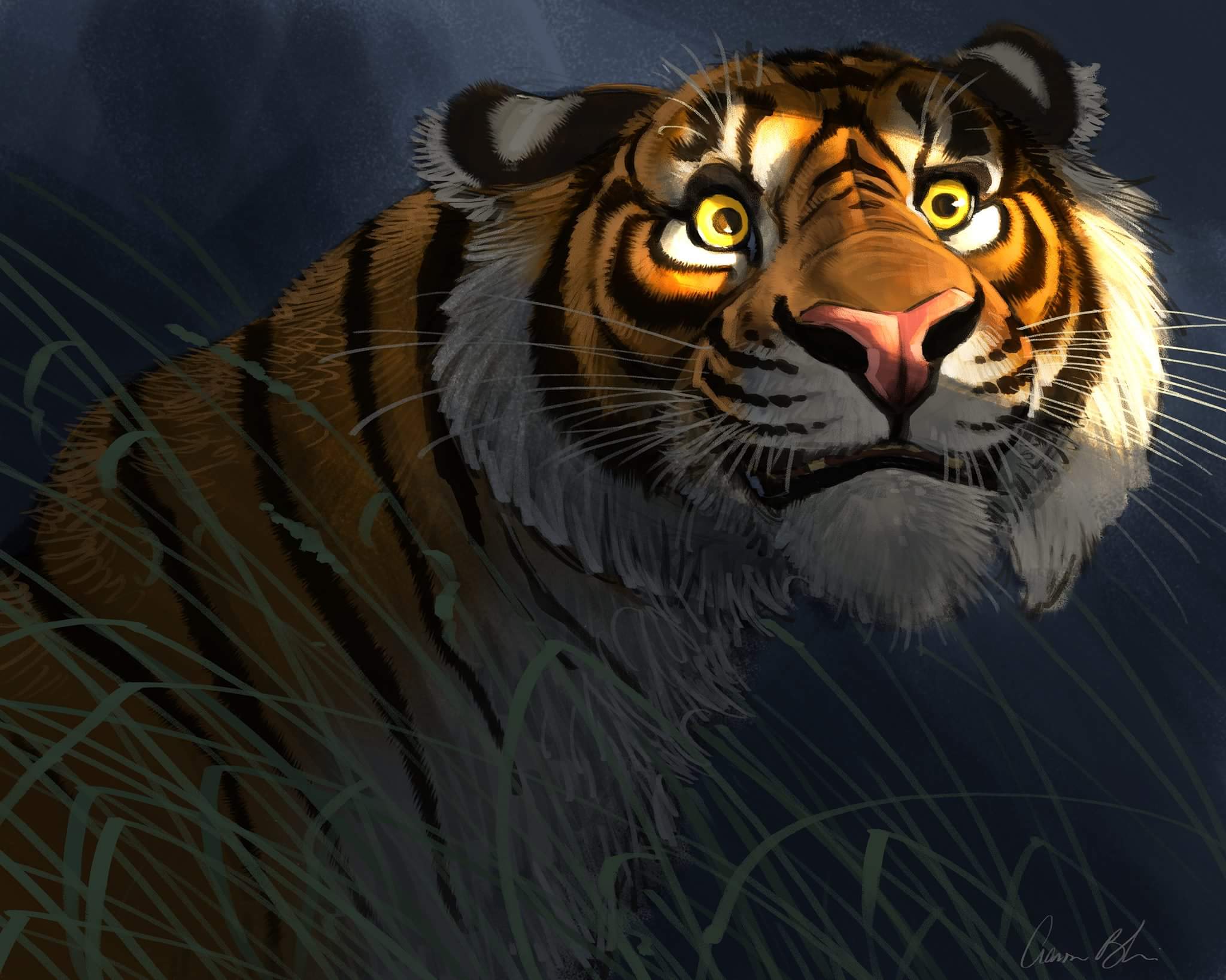 Aaron Blaise Tiger