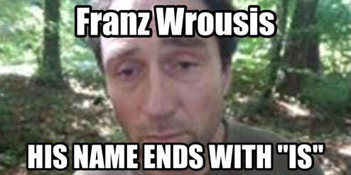 stopmoslimhaat's tweet photo. When islamophobes found out that Franz "Vanilla" WrouSIS  was not a Muslim. 

#chainsawattack #Switzerland https://t.co/FK6EV4dPEh