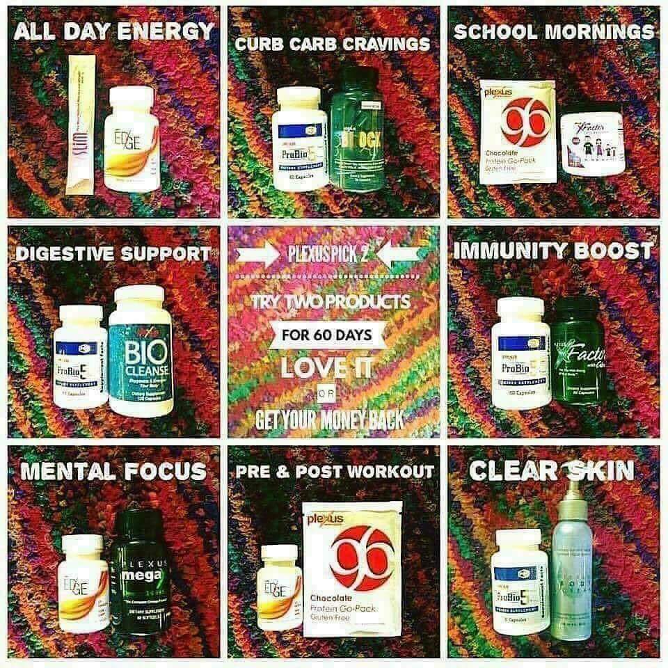 cindymatt's tweet image. Something for everyone.  What do you need ?? #loveplexus