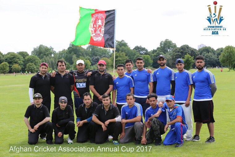 AfghanCricket_A's tweet photo. Our 2017 #ACAannualCup finalists #BaghlanXI and #Noshaq #acauk #aca #acacup2017 https://t.co/O6SqYUyLs5