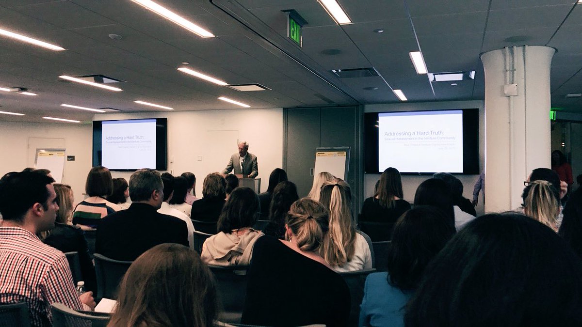 AgainstAssault1's tweet photo. At the @NewEnglandVC 's "Addressing a Hard Truth: Sexual Harassment in the Venture Community" event https://t.co/fqDabvjjuz