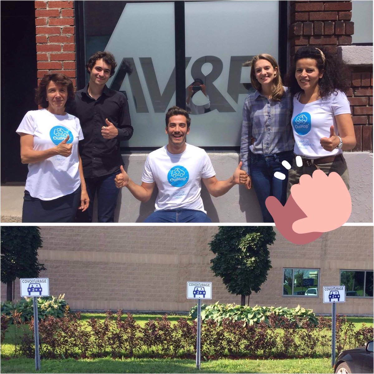 OuiHop's tweet photo. Et Hop' -> Encore deux entreprises qui se mettent au #coolvoiturage.
#OuiHop’ #Coolvoiturage #Jeroulevert https://t.co/zVDaTFuai0