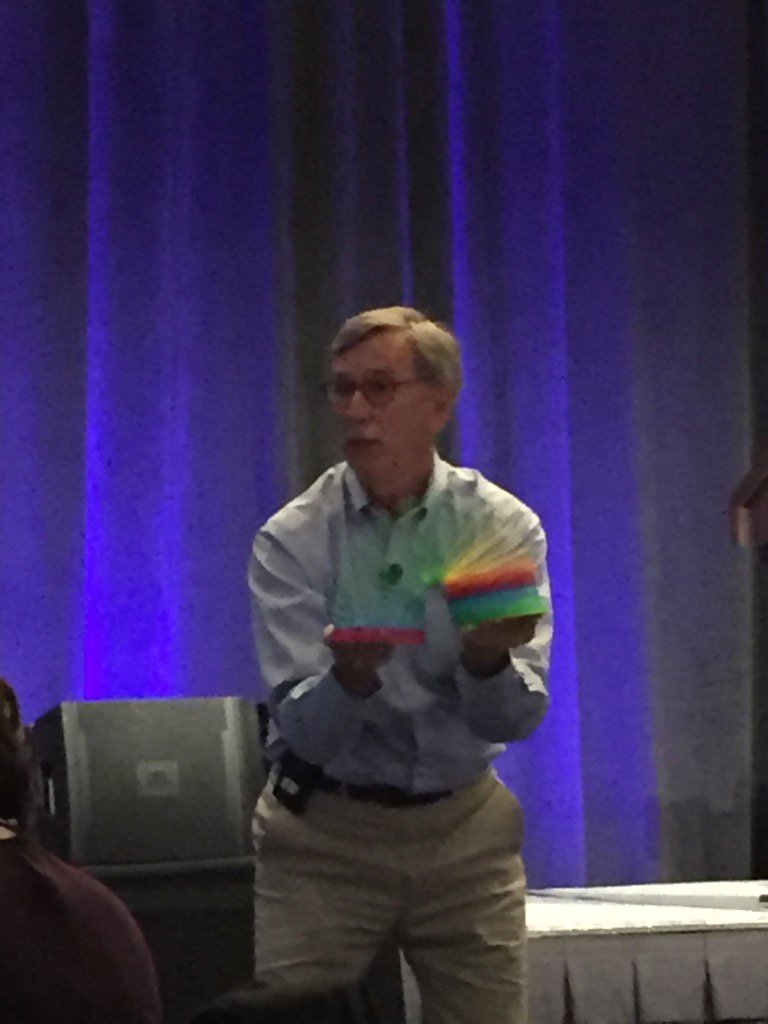 RichCareer's tweet photo. If you're wondering what is Rich Feller is holding, it's a slinky. At #ACSN2017 @Rich_Feller #career https://t.co/4Dm3ypL177