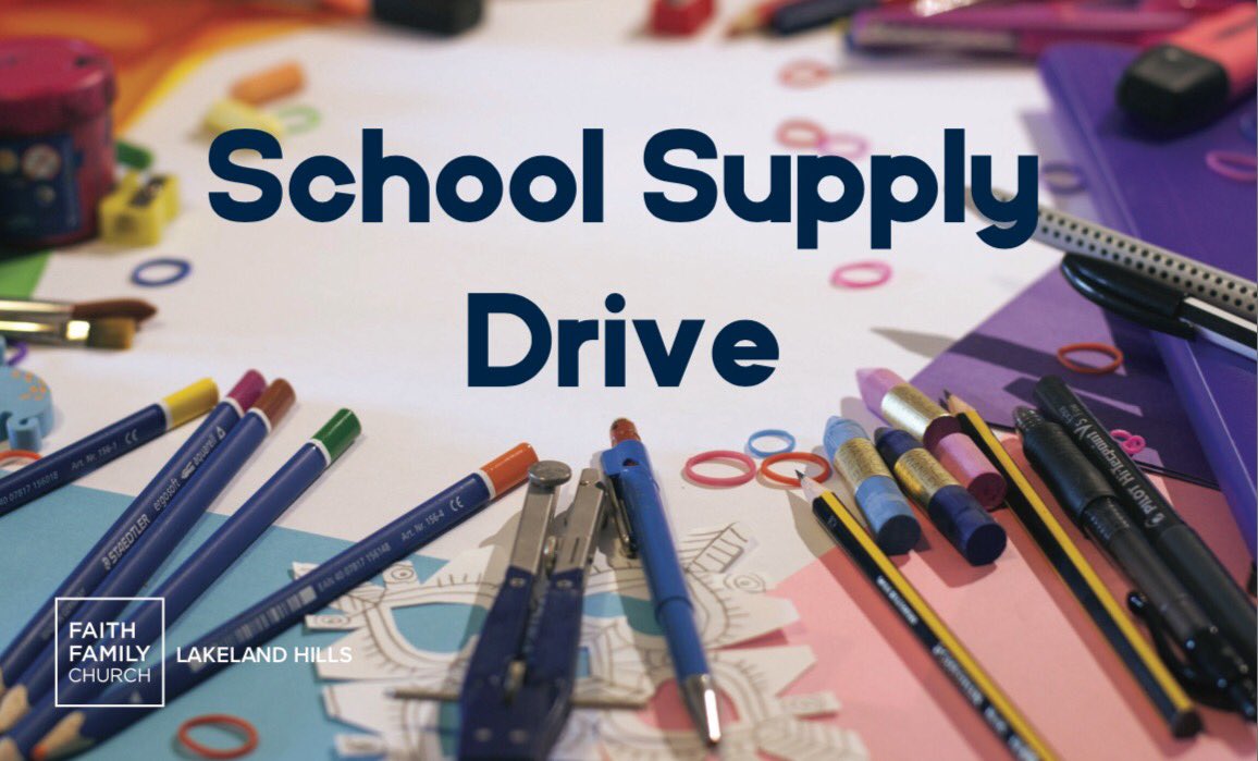 ffclakeland's tweet photo. We will be collecting supplies to bless the children at Ilalko Elementary School! Please consider bringing in some of the listed items. ✏️ https://t.co/BAL8vYv9xY