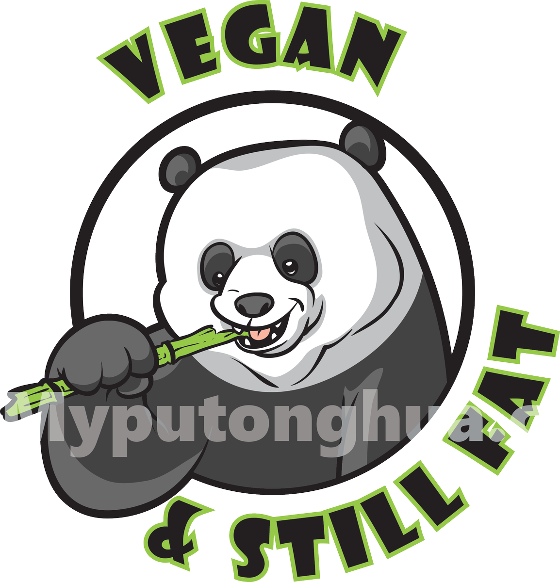 🐼Going abit crazy with this t-shirt shop. Please let me know what yo u think of this design #panda #vegan 🐼shop.spreadshirt.co.uk/myputonghua/ve…