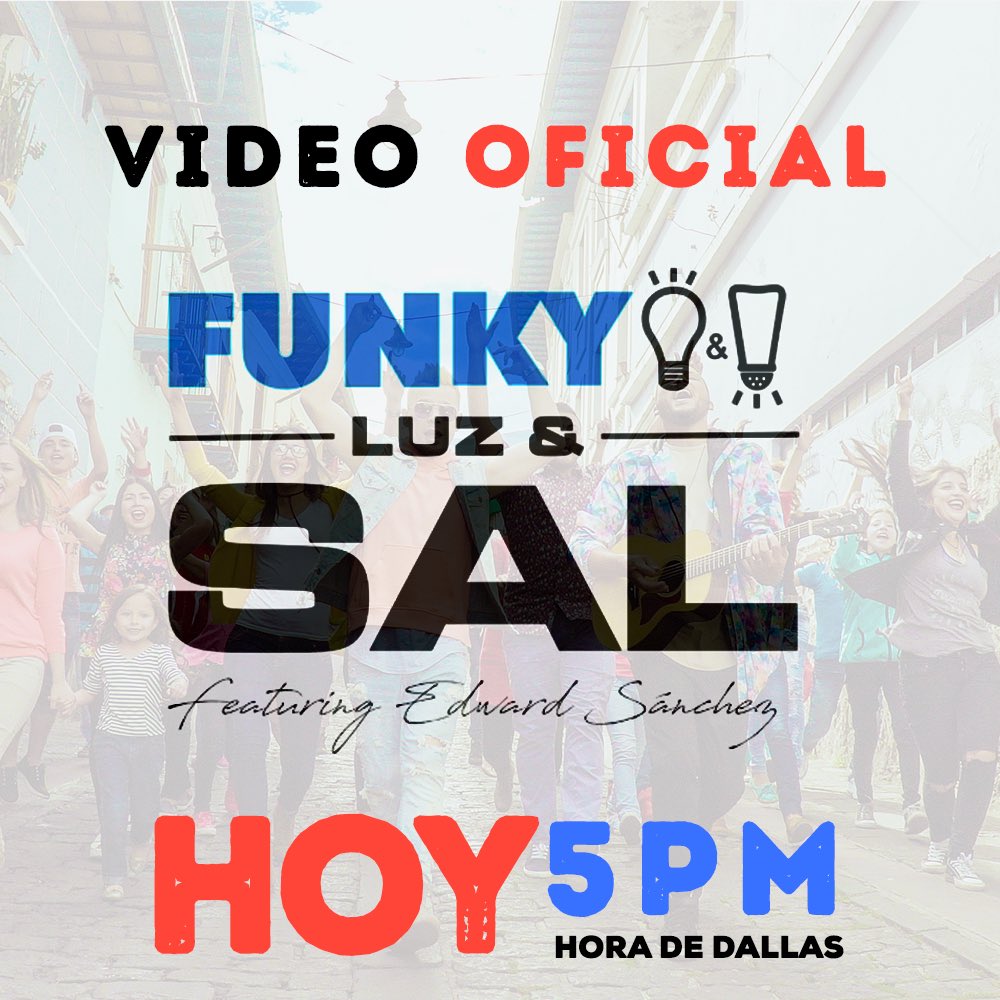 FunkyPR's tweet photo. No te pierdas hoy #5pm (hora de Dallas) el video oficial de #LuzySal por mi canal de #YouTube #FunkyPR #Suscribete #FunkyE2 https://t.co/eS5akODyaM