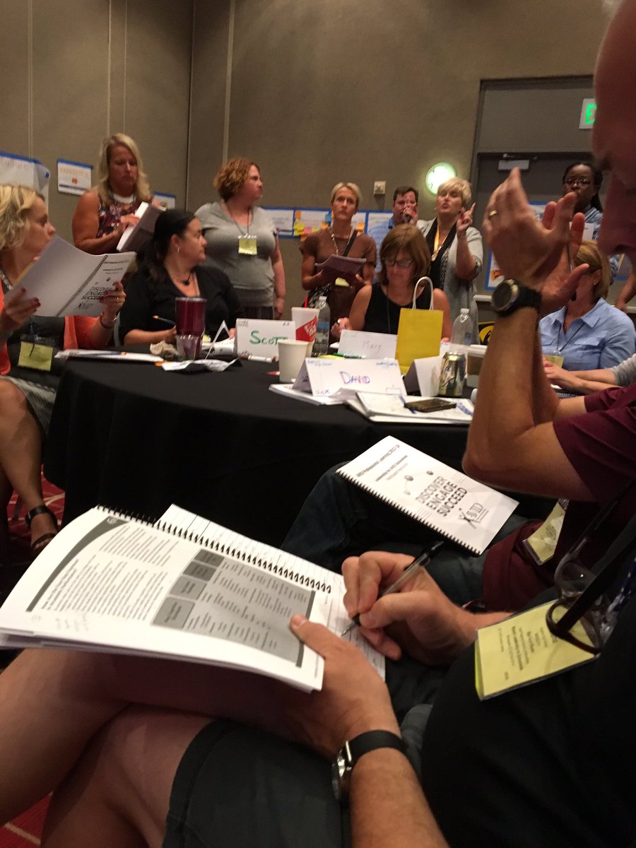 SteveOlson61's tweet photo. Great 1st day of AVID training with the CLC AVID Team - with plenty of food for thought! #TigerPride #d155inspire https://t.co/hV2RWMyaiB